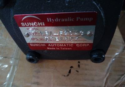 臺(tái)灣SUNCHI葉片泵Hydraulic Pump液壓油泵SVP-VB1-F20A3 VC1-F15A